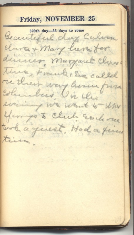 Roberta Hopkins' Diary 1927 (p. 335)