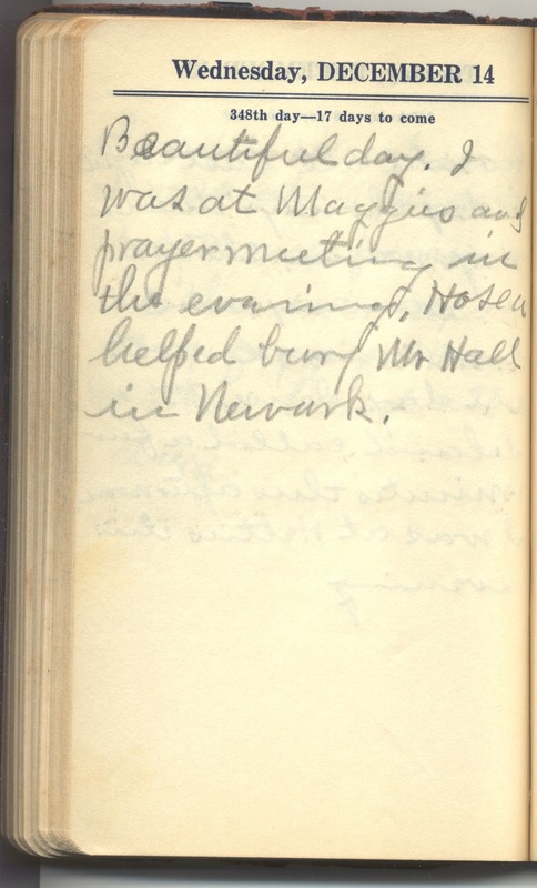 Roberta Hopkins' Diary 1927 (p. 354)