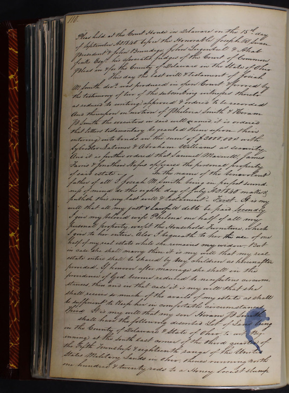 Delaware County Ohio Will Records Vol. 2 1835-1850 (p. 155)