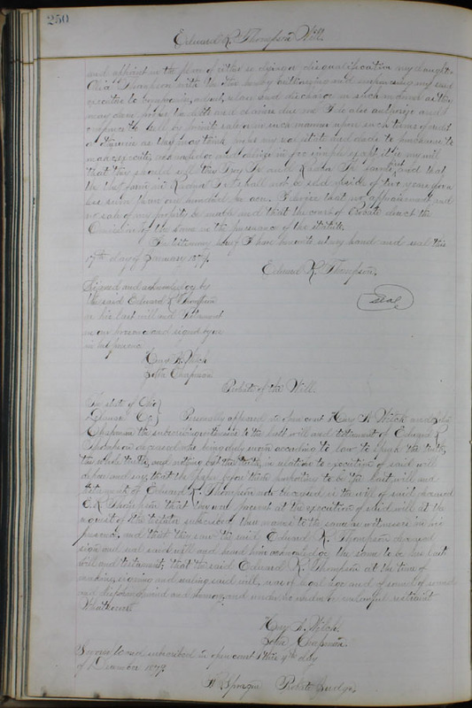 Delaware County Ohio Will Records Vol. 6 1876-1883 (p. 307)