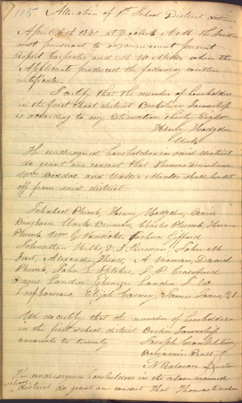 Record Book of Berkshire Township No. 2 1807-1843 (p. 118)