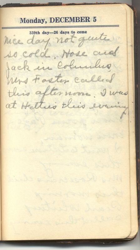 Roberta Hopkins' Diary 1927 (p. 345)