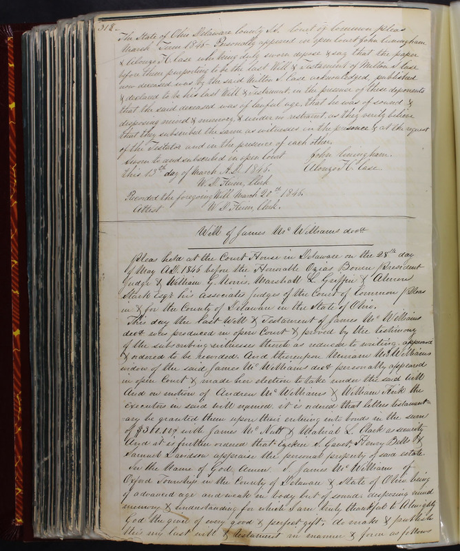 Delaware County Ohio Will Records Vol. 2 1835-1850 (p. 363)