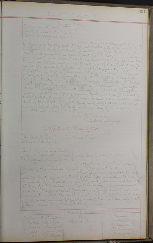 Delaware County Ohio Will Records Vol. 8 1887-1890 (p. 487)