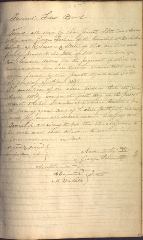 Record Book of Berkshire Township No. 2 1807-1843 (p. 101)