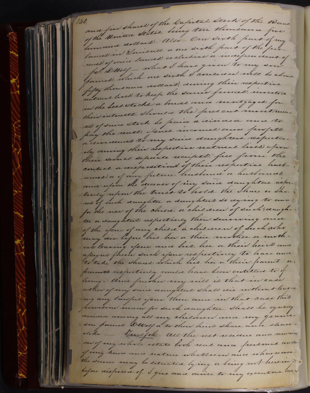 Delaware County Ohio Will Records Vol. 2 1835-1850 (p. 185)