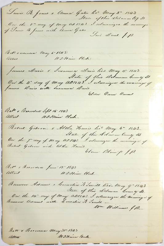 Marriage Records Vol.1 1835-1845 (p. 392)