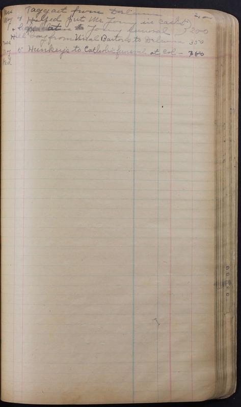 Hopkins House Day Book 1920-1925 (p.147)