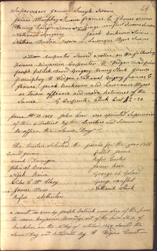 Record Book of Berkshire Township No. 2 1807-1843 (p. 37)