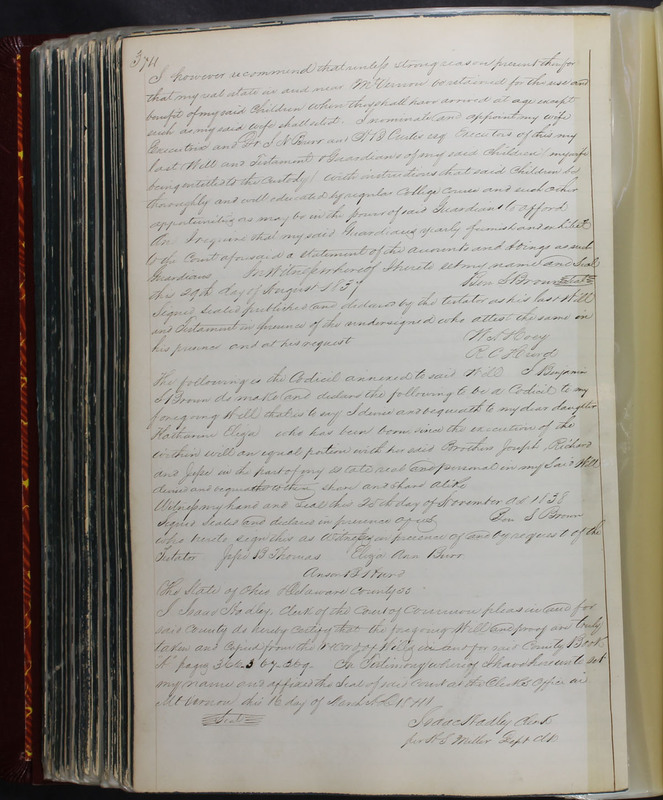 Delaware County Ohio Will Records Vol. 2 1835-1850 (p. 417)