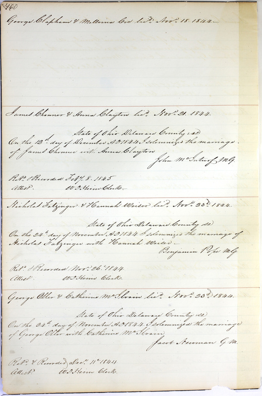 Marriage Records Vol.1 1835-1845 (p. 464)