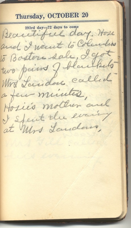 Roberta Hopkins' Diary 1927 (p. 299)