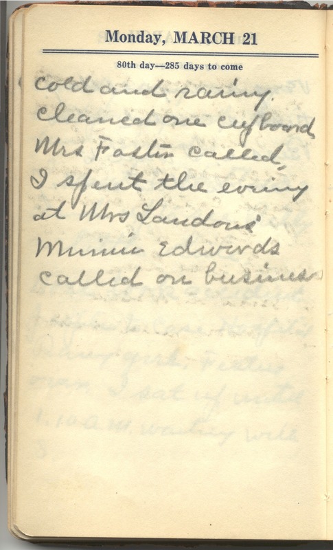 Roberta Hopkins' Diary 1927 (p. 86)