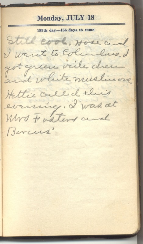 Roberta Hopkins' Diary 1927 (p. 205)