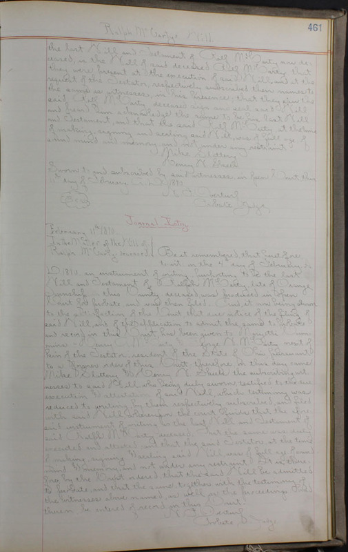 Delaware County Ohio Will Records Vol. 8 1887-1890 (p. 527)