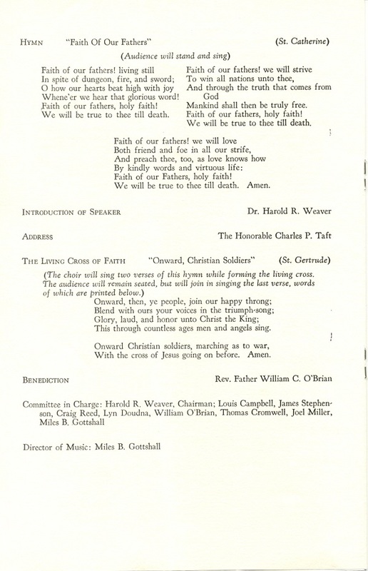 Religious Heritage Program of the Sesquicentennial Celebration of the County of Delaware, Ohio (p. 4)