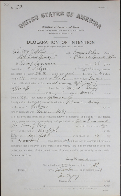 Naturalization Records Delaware County OH (p. 636)