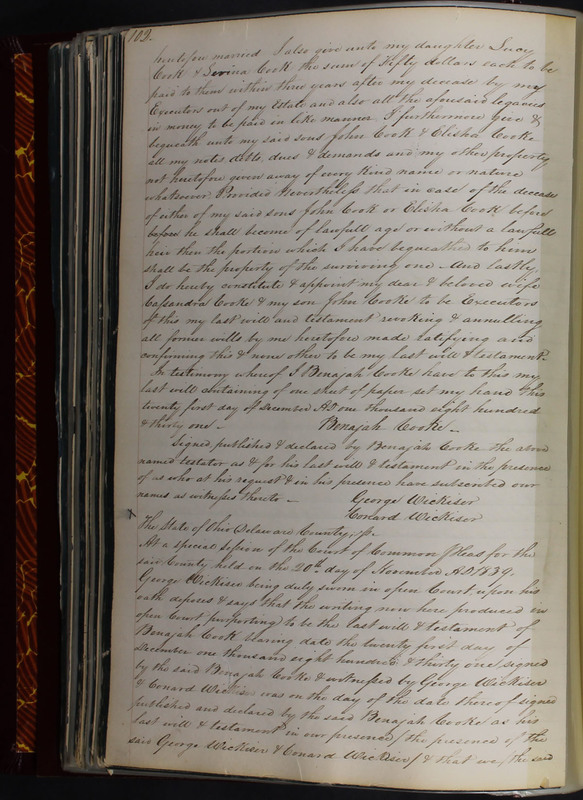 Delaware County Ohio Will Records Vol. 2 1835-1850 (p. 147)