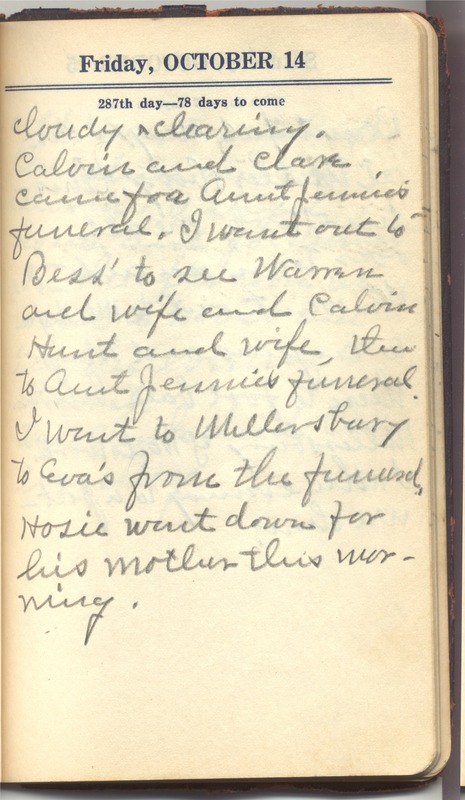 Roberta Hopkins' Diary 1927 (p. 293)