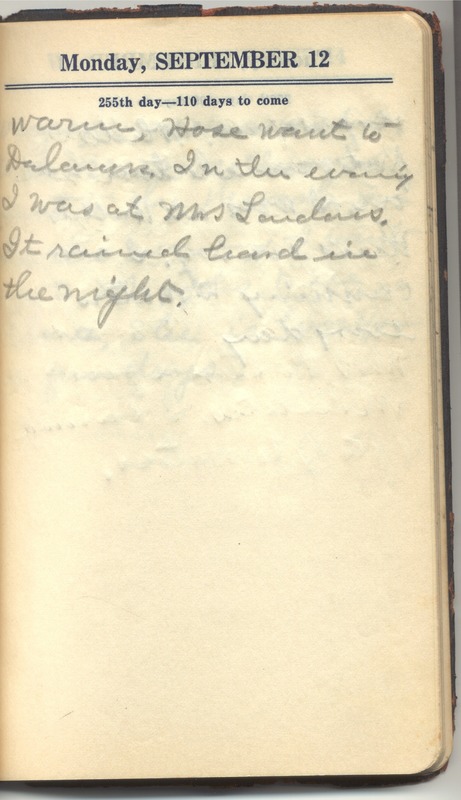 Roberta Hopkins' Diary 1927 (p. 261)