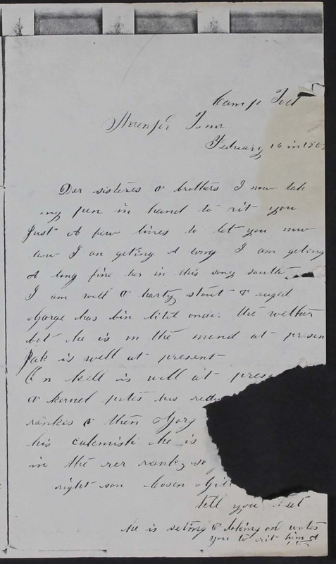 Haycook Civil War Letters 1861-1865 (p. 74)