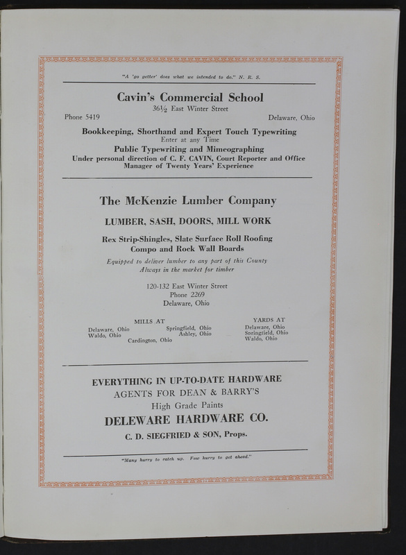 The Delcoan 1925. The annual yearbook of the twelve centralized schools of Delaware County (p. 151)