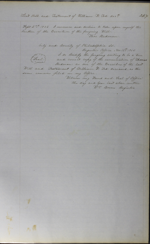 Delaware County Ohio Will Records Vol. 3 1850-1859 (p. 339)