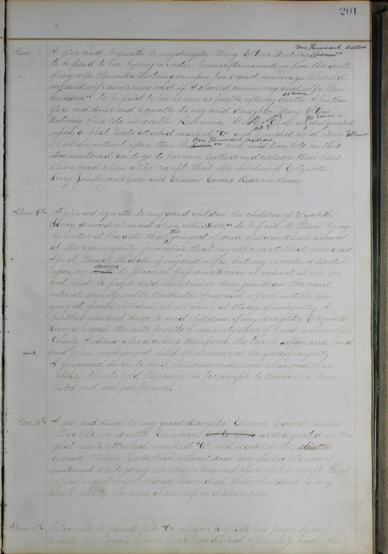 Delaware County Ohio Will Records Vol. 6 1876-1883 (p. 258)