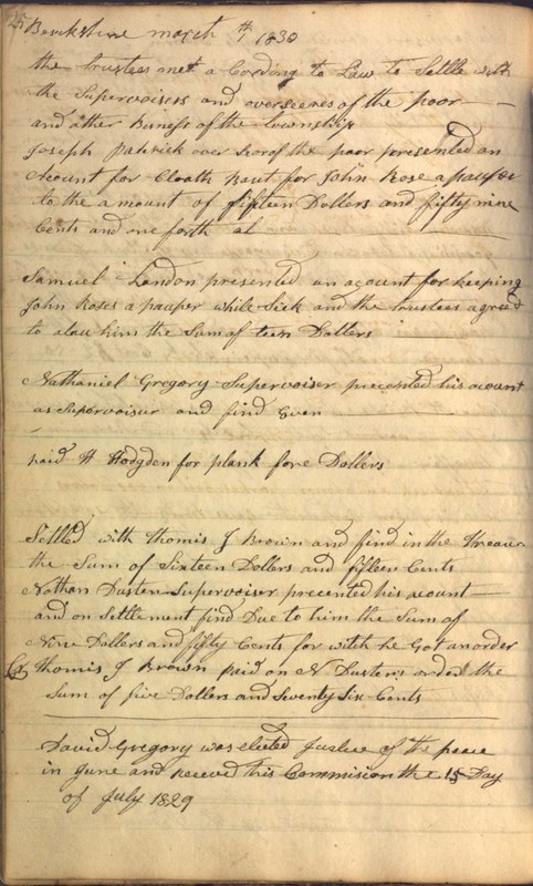 Record Book of Berkshire Township No. 2 1807-1843 (p. 38)