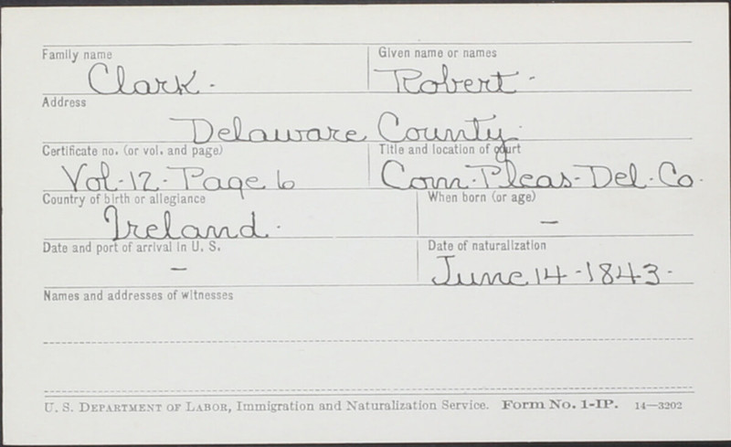 Naturalization Records Delaware County OH (p. 402)