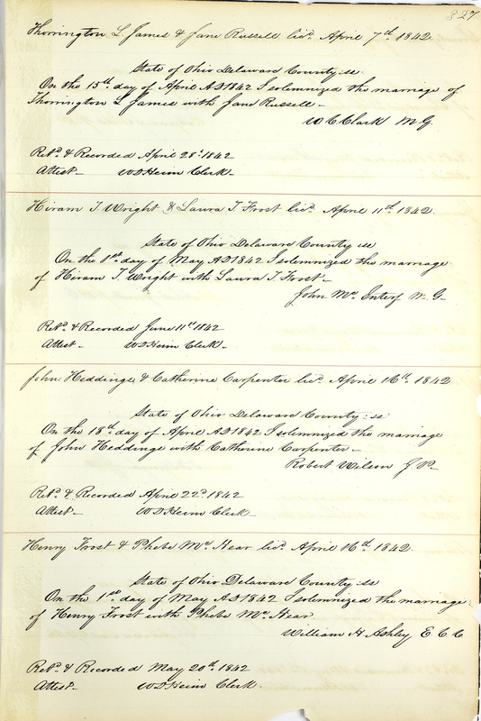 Marriage Records Vol.1 1835-1845 (p. 331)