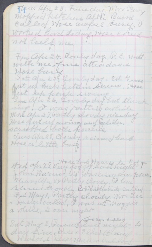 Roberta Hopkins' Journal 1941-1943 (p. 28)