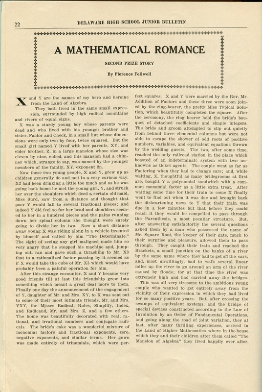 Delaware High School Bulletin 1915 (p. 24)