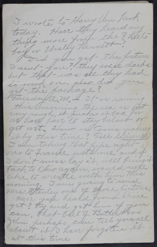 Charlie C. Bricker World War I Letters (p. 49)