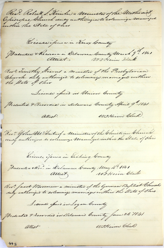 Marriage Records Vol.1 1835-1845 (p. 568)