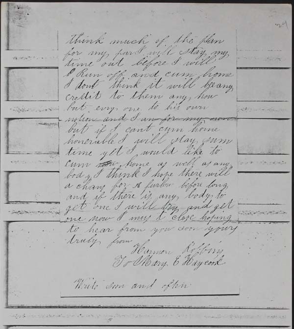 Haycook Civil War Letters 1861-1865 (p. 57)