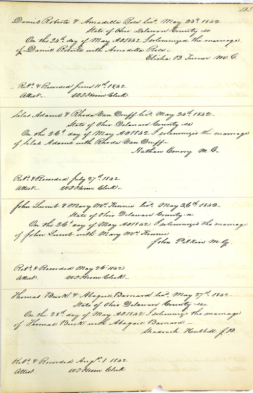 Marriage Records Vol.1 1835-1845 (p. 337)