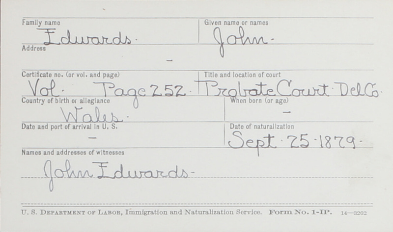 Naturalization Records Delaware County OH (p. 598)