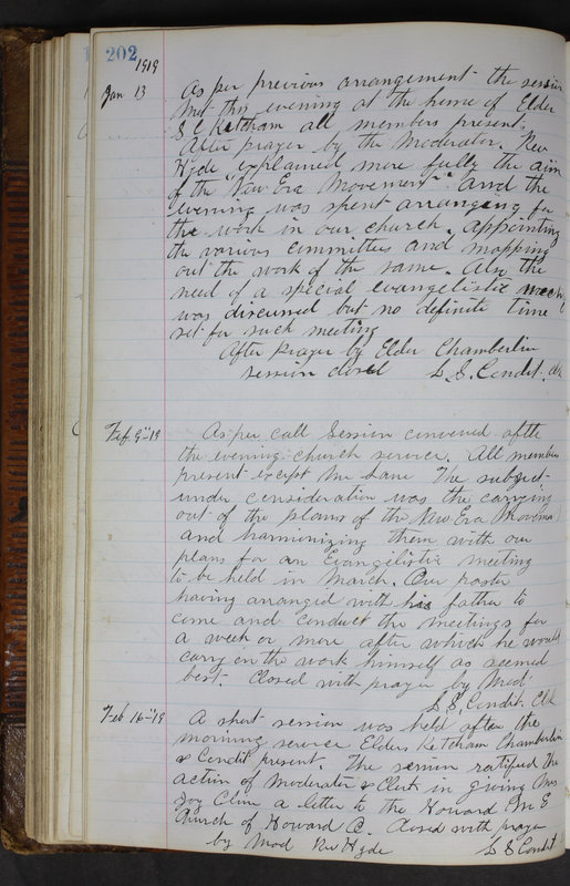 Sessional Records of the 1st Presbyterian Church of Trenton Delaware County Ohio 1873-1937 (p. 190)