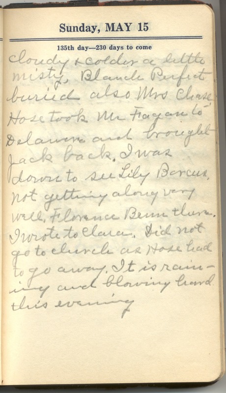 Roberta Hopkins' Diary 1927 (p. 141)