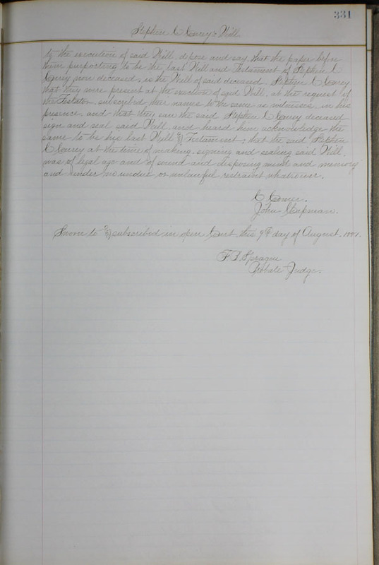 Delaware County Ohio Will Records Vol. 6 1876-1883 (p. 386)