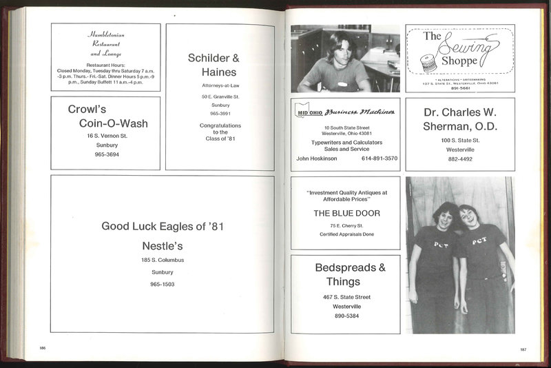 Big Walnut High School Yearbook. 1981: Eagle (p. 96)