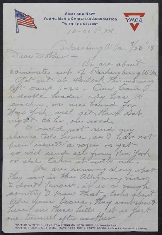 Charlie C. Bricker World War I Letters (p. 36)