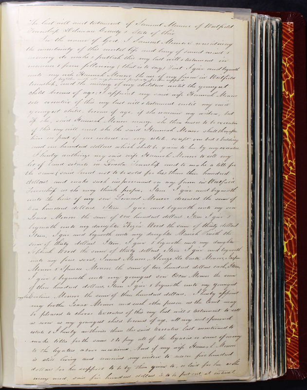 Delaware County Ohio Will Records Vol. 2 1835-1850 (p. 268)