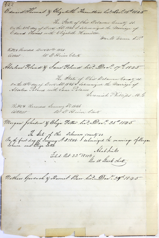 Marriage Records Vol.1 1835-1845 (p. 526)