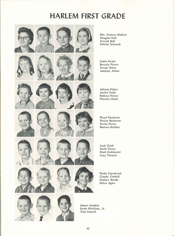 Big Walnut Elementary Schools. 1964: Harlem, Galena, Sunbury (p. 43)