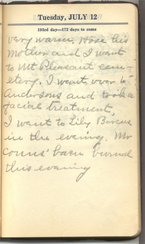 Roberta Hopkins' Diary 1927 (p. 199)