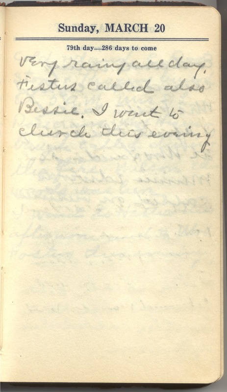 Roberta Hopkins' Diary 1927 (p. 85)