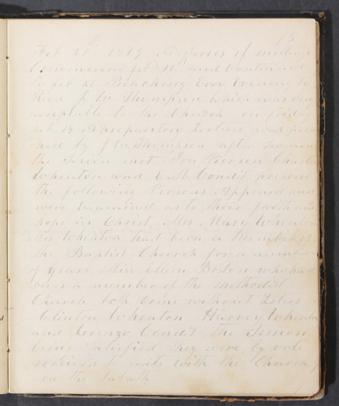 Sessional Records of the 1st Presbyterian Church of Trenton, Delaware Co., Ohio, 1831 (p. 81)