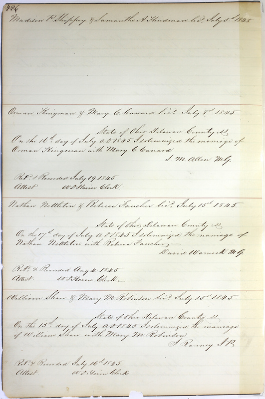 Marriage Records Vol.1 1835-1845 (p. 500)